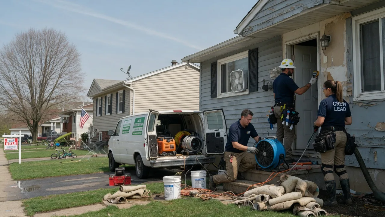 Flood Cleanup in Valliant, OK near me