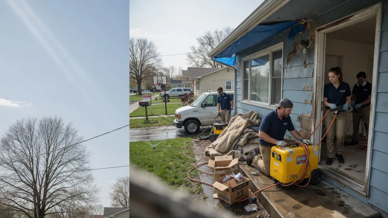 Basement Flood Cleanup in Valliant, OK near me